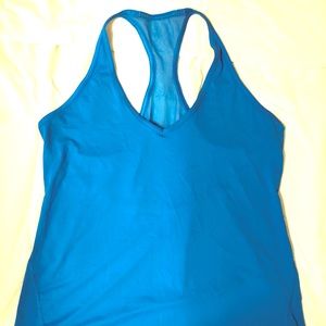 lululemon Racer Back running tank Blue Size L